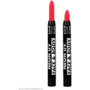 WIDMANN Model - Fluorescent Makeup Pencils - Fancy Dress WIDMANN Model - Fluorescent Makeup Pencils - Fancy Dress