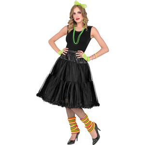 Widmann - 65cm Schwarzer Tüll Petticoat - One Size - Petticoat Widmann - 65cm Schwarzer Tüll Petticoat - One Size - Petticoat