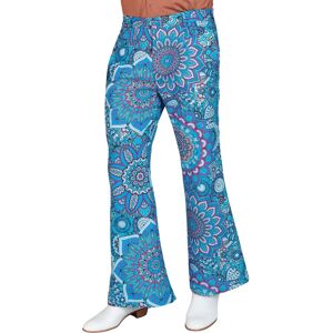 Finidi Mandala Blau Jaren 70 Broek - Heren XXL - Broek Finidi Mandala Blau Jaren 70 Broek - Heren XXL - Broek