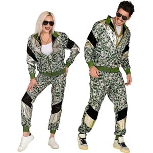 My Other Me Adult Dollar Bill Tracksuit Costume - Costume My Other Me Adult Dollar Bill Tracksuit Costume - Costume