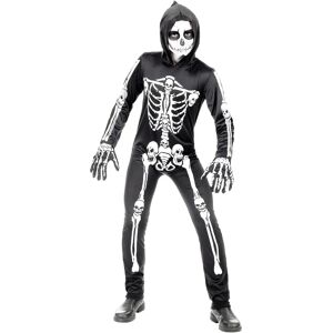 Widmann Child Skeleton Costume - Hooded - 116cm Widmann Child Skeleton Costume - Hooded - 116cm