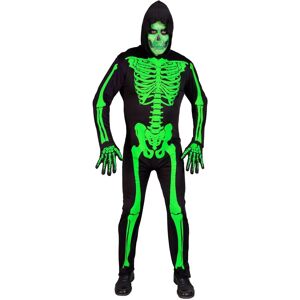 e-Carnavalskleding.nl Skeleton Costume Green XL - Costume e-Carnavalskleding.nl Skeleton Costume Green XL - Costume