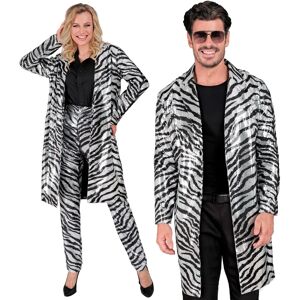 Widmann Model Silver Animal Print Party Costume - Costume Widmann Model Silver Animal Print Party Costume - Costume
