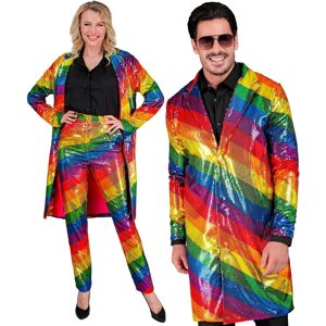 Brand Model Rainbow Sequin Coat - Costume for Adults Brand Model Rainbow Sequin Coat - Costume for Adults