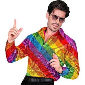 Fantasia Rainbow Striped Festive Shirt - Clothing Fantasia Rainbow Striped Festive Shirt - Clothing