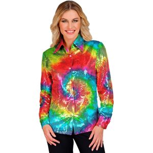 e-Carnavalskleding.nl Paillettenshirt Tie Dye - Karnavalskostuum e-Carnavalskleding.nl Paillettenshirt Tie Dye - Karnavalskostuum