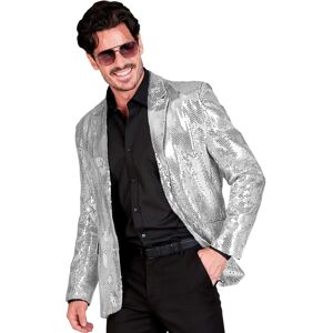 Silverkavaj M - Silverpaillettenblazer Silverkavaj M - Silverpaillettenblazer