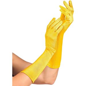 Widmann Gele Satijnen Handschoenen - 40cm - Handschoenen Widmann Gele Satijnen Handschoenen - 40cm - Handschoenen