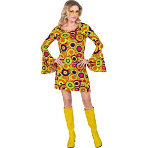 Finidi 70s Vintage Dress - Groovy Circles for Women Finidi 70s Vintage Dress - Groovy Circles for Women