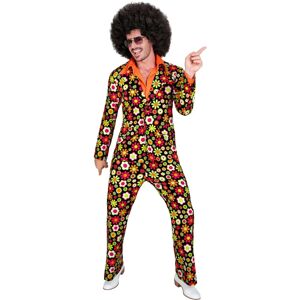 Widmann 70s Men Floral Costume - 60s 70s Party Suit Widmann 70s Men Floral Costume - 60s 70s Party Suit