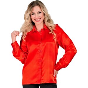 Finidi 70's Disco Satin Red Shirt - Disco Shirt Finidi 70's Disco Satin Red Shirt - Disco Shirt
