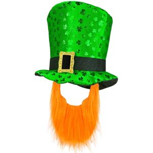 Widmann St. Patrick's Day Cylindro with Beard - Leprechaun Style Widmann St. Patrick's Day Cylindro with Beard - Leprechaun Style