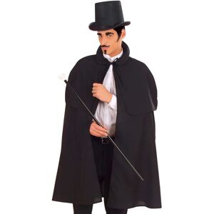 e-Carnavalskleding.nl Black Cape with Collar, 100cm Unisex e-Carnavalskleding.nl Black Cape with Collar, 100cm Unisex