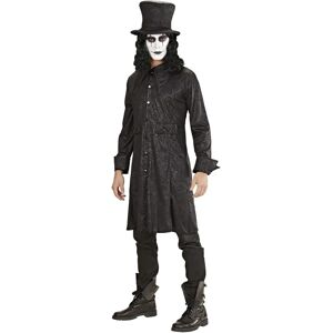Widmann Black Long Jacket - Raven Costume for Adults Widmann Black Long Jacket - Raven Costume for Adults
