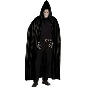 WIDMANN 3585C Cape noire avec capuche - Accessoire de costume WIDMANN 3585C Cape noire avec capuche - Accessoire de costume