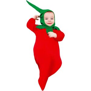 Disfraz de Pimiento Picante para Bebé - hasta 9 meses Disfraz de Pimiento Picante para Bebé - hasta 9 meses