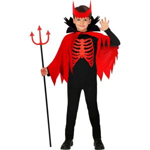 Widmann Child's Devil Costume with Skeleton Design - Fits 8-10 Year Olds Widmann Child's Devil Costume with Skeleton Design - Fits 8-10 Year Olds