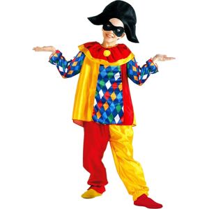 Widmann Arlecchino Costume for Kids - Multicolored Mask, Size 158cm Widmann Arlecchino Costume for Kids - Multicolored Mask, Size 158cm