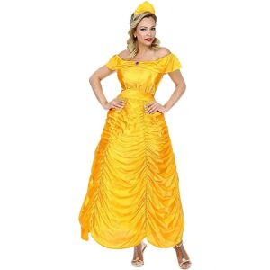Widmann Gele Prinsessenoutfit - Jurk, Hoofdband, Riem - Maat L Widmann Gele Prinsessenoutfit - Jurk, Hoofdband, Riem - Maat L