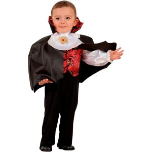 Widmann Vampire Costume for Children - Shirt, Vest, Cape with Collar - 98 cm Widmann Vampire Costume for Children - Shirt, Vest, Cape with Collar - 98 cm
