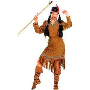 Disfraz de india WIDMANN para mujer - vestido, cinturón y gorro con plumas Disfraz de india WIDMANN para mujer - vestido, cinturón y gorro con plumas