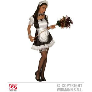 WIDMANN Modello Costume Da Cameriera in Raso Nero WIDMANN Modello Costume Da Cameriera in Raso Nero