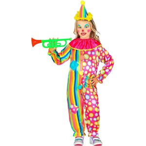 Widmann Rainbow Clown Costume for Kids - Unisex, Size 104 Widmann Rainbow Clown Costume for Kids - Unisex, Size 104