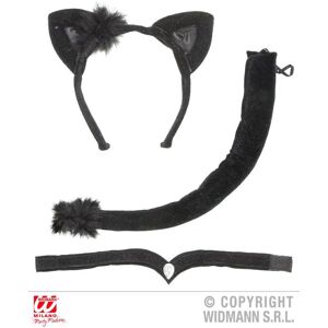 WIDMANN 5462K Black Felt Cat Costume Set - Costumes & Accessories WIDMANN 5462K Black Felt Cat Costume Set - Costumes & Accessories