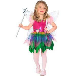 Costume da fata arcobaleno per bambini con ali e vestito - Costume bambino Costume da fata arcobaleno per bambini con ali e vestito - Costume bambino