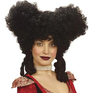 Widmann Black Baroque Curling Wig with Elastic Band Widmann Black Baroque Curling Wig with Elastic Band