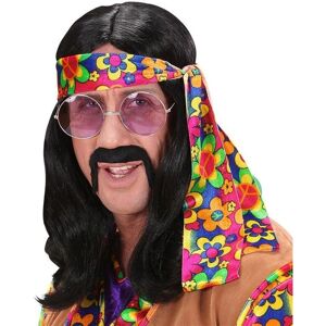 Widmann Classic Black Hippie Wig - Unisex Costume Accessory Widmann Classic Black Hippie Wig - Unisex Costume Accessory