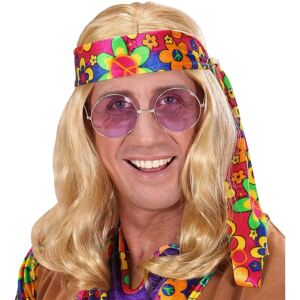 JADEO Adult Blonde Hippie Wig - Hippie, Costume, Unisex JADEO Adult Blonde Hippie Wig - Hippie, Costume, Unisex