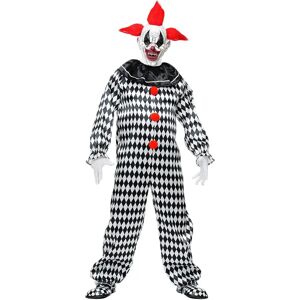 Buttinette Black/White Unisex Clown Costume - S Buttinette Black/White Unisex Clown Costume - S