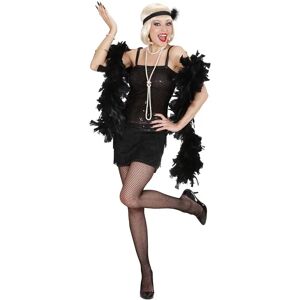 Widmann Charleston Black Dress with Feather Headband - Costume Widmann Charleston Black Dress with Feather Headband - Costume