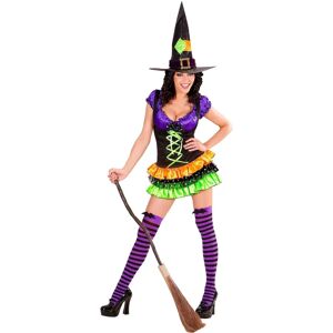 Widmann Multicolored Witch Costume - M Widmann Multicolored Witch Costume - M