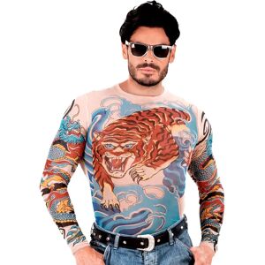 e-Carnavalskleding.nl T-shirt Tatouage Tigre et Dragon - T-shirt - Publicité e-Carnavalskleding.nl T-shirt Tatouage Tigre et Dragon - T-shirt - Publicité