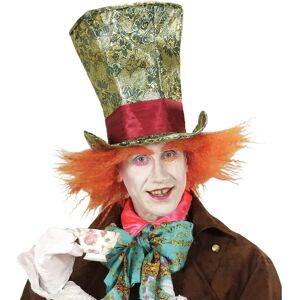 Widmann Model High Hat with Orange Hair - Costume Accessory Widmann Model High Hat with Orange Hair - Costume Accessory