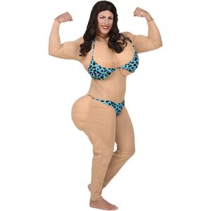 Brand Unknown Adult Bimbo Costume - Padded Chest & Buttocks Brand Unknown Adult Bimbo Costume - Padded Chest & Buttocks