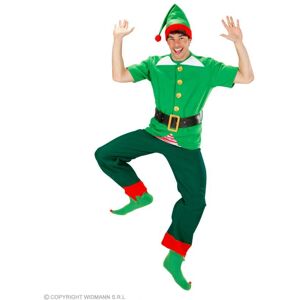 WIDMANN 75922 Elf Costume - Green, Black, Red - Costume WIDMANN 75922 Elf Costume - Green, Black, Red - Costume