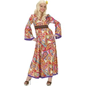Disfraz Hippie Colorido de Widmann para Mujeres - M Disfraz Hippie Colorido de Widmann para Mujeres - M