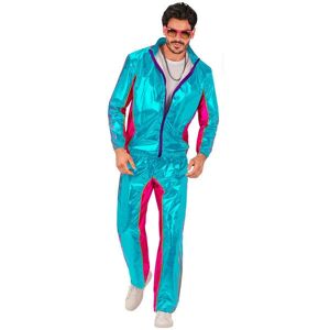 Elektronisk metallisk blå träningsdräkt för vuxna - Tracksuit Elektronisk metallisk blå träningsdräkt för vuxna - Tracksuit