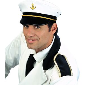 Chapeau de capitaine en feutre blanc - Accessoires de chapeau de capitaine - Publicité Chapeau de capitaine en feutre blanc - Accessoires de chapeau de capitaine - Publicité