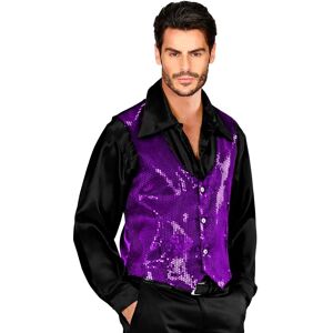 Buttinette Unisex Purple Sequin Vest - Vest - Party Costume Accessory Buttinette Unisex Purple Sequin Vest - Vest - Party Costume Accessory
