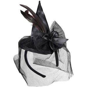 WIDMANN 9369S Mini chapeau de sorcière avec plumes - Accessoire de déguisement WIDMANN 9369S Mini chapeau de sorcière avec plumes - Accessoire de déguisement