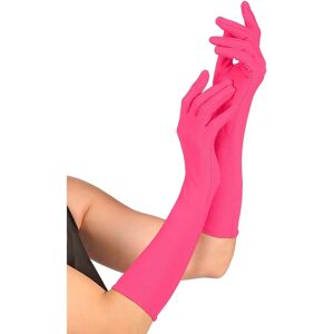 Neonroze Lange Handschoenen - Feest & Carnaval Neonroze Lange Handschoenen - Feest & Carnaval