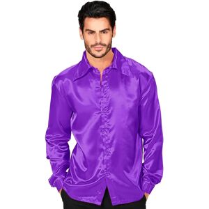 Widmann Purple Disco Shirt - Costume Blouse Widmann Purple Disco Shirt - Costume Blouse