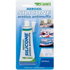 GEB Silikonacetic RAL 9010 Weiß - 12x60ml GEB Silikonacetic RAL 9010 Weiß - 12x60ml
