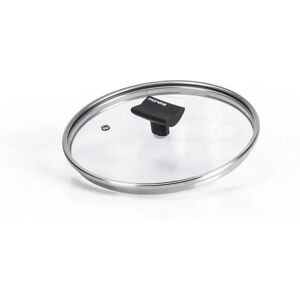 Moneta Nova Lock - Härdat glas, 24cm, Svart - Lock för kokkärl Moneta Nova Lock - Härdat glas, 24cm, Svart - Lock för kokkärl