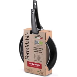 Set med 2 non-stick stekpannor Moneta 0017545526 - 20-26cm - Italien Set med 2 non-stick stekpannor Moneta 0017545526 - 20-26cm - Italien