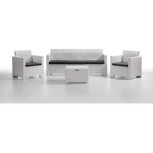Conjunto de Muebles de Jardín para 5 - Efecto Ratán, Made in Italy Conjunto de Muebles de Jardín para 5 - Efecto Ratán, Made in Italy